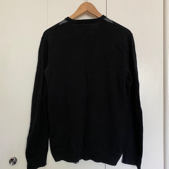 Old Navy Black Plaid Sweater (S) - Picture 4 of 4